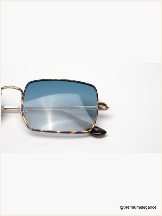 Rectangular Polarized Sunglasses, UV400 Protection Retro Vintage main image 7